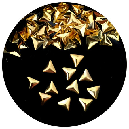 Mini Triangles Studs (Rose)